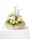 Ivory Bloom artificial arrangement