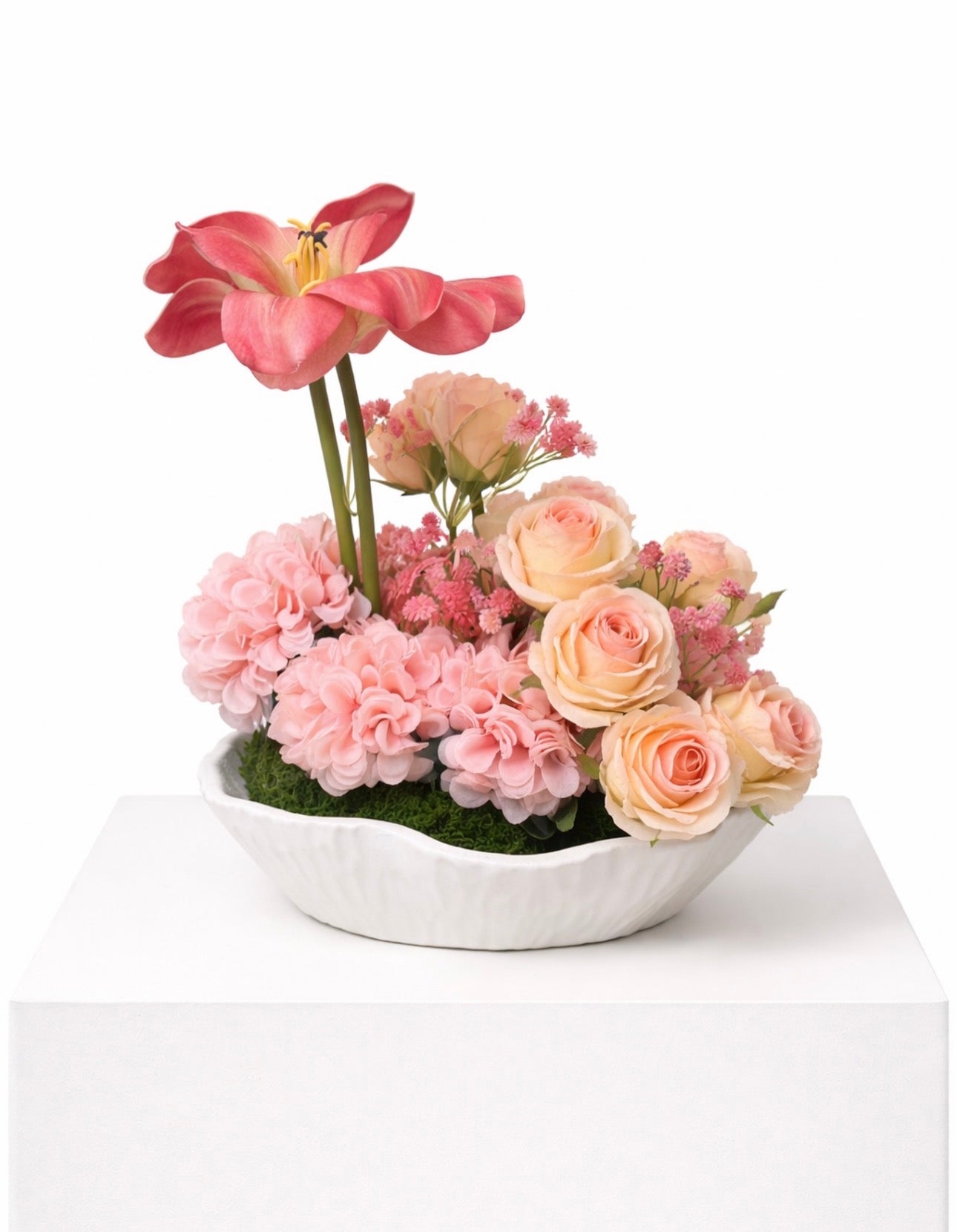 Peach Blush artificial arrangement